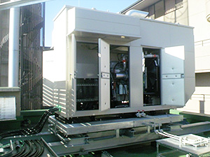発電機免震